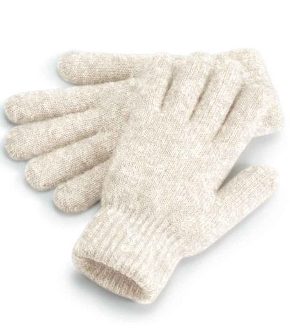 BB387 ADM ONE - Beechfield Cosy Ribbed Cuff Gloves - Almond Marl