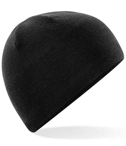 BB501 BLK ONE - Beechfield Water Repellent Active Beanie - Black