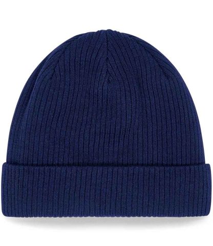 BB50N OXN ONE - Beechfield Organic Cotton Beanie - Oxford Navy
