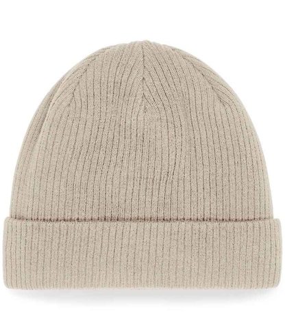 BB50N SAN ONE - Beechfield Organic Cotton Beanie - Sand