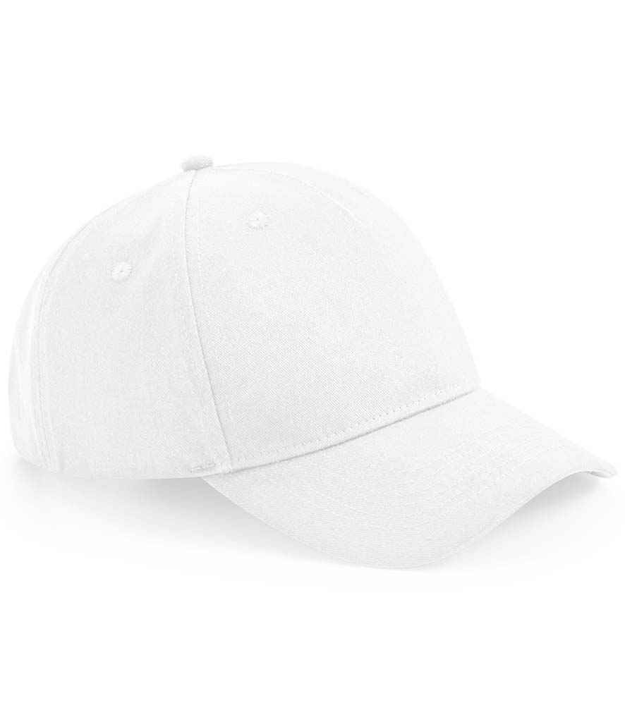 Beechfield Organic Cotton 5 Panel Cap Top Embroidery