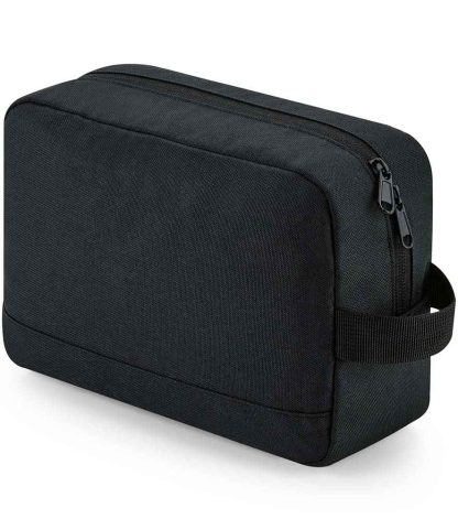 BG277 BLK ONE - BagBase Recycled Essentials Wash Bag - Black