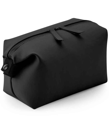 BG330 BLK ONE - BagBase Matte PU Accessory Pouch - Black