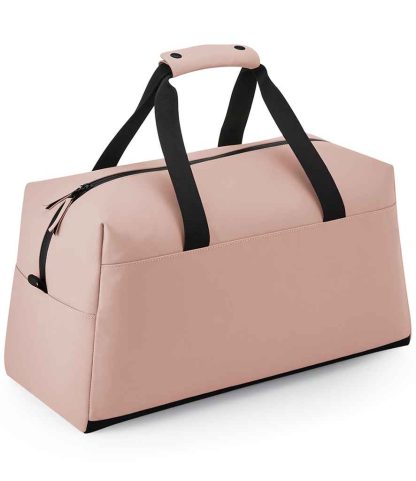 BG338 NUD ONE - BagBase Matte PU Weekender - Nude Pink
