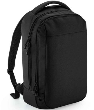 BG545 BK/BK ONE - BagBase Athleisure Sports Backpack - Black/Black