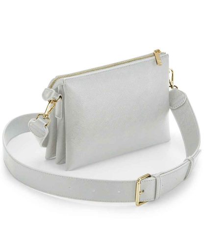 BG759 SFG ONE - BagBase Boutique Soft Cross Body Bag - Soft Grey