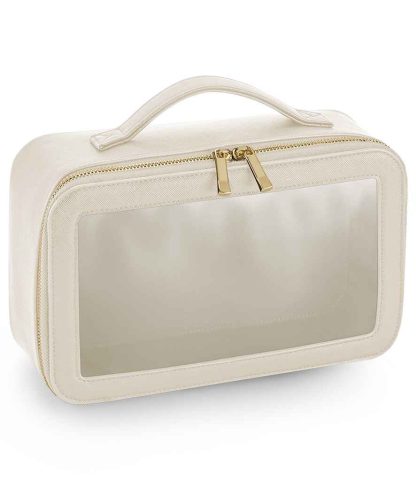 BG764 OYS ONE - BagBase Boutique Clear Travel Case - Oyster