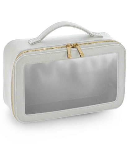 BG764 SFG ONE - BagBase Boutique Clear Travel Case - Soft Grey