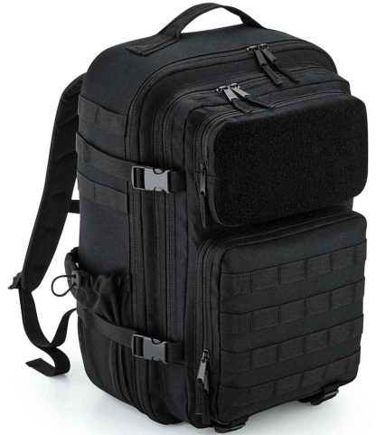 BG850 BLK ONE - BagBase MOLLE Tactical 35 Litre Backpack - Black