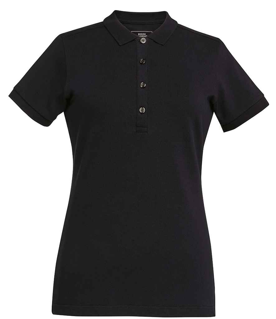 Brook Taverner Ladies Arlington Premium Cotton Polo Shirt - Top Embroidery