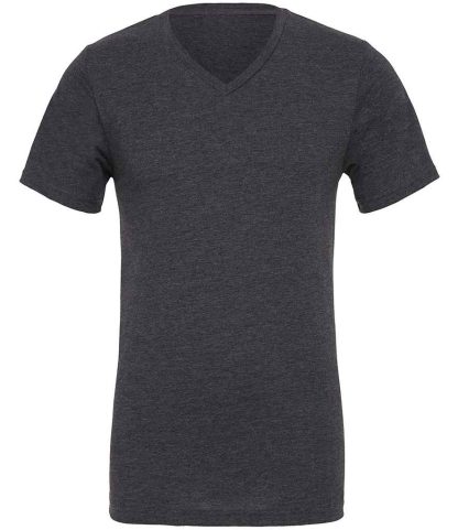 CVC3005 DGY S - Canvas Unisex Heather CVC V Neck T-Shirt - Dark Grey