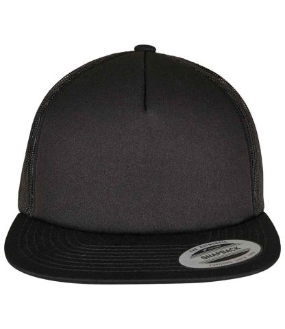 F6005FF BLK ONE - Flexfit Foam Trucker Cap - Black