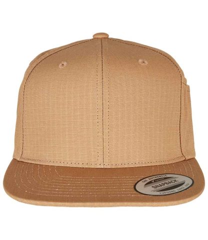 F6089PS OCH ONE - Flexfit Pencil Holder Snapback Cap - Ocher