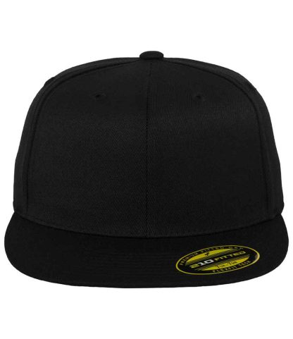 F6210 BLK S/M - Flexfit Premium 210 Fitted Cap - Black