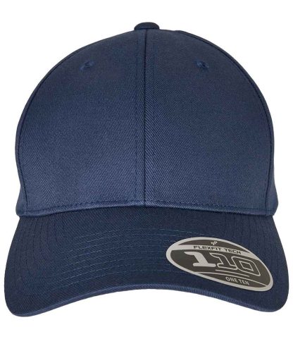 F7706FF NAV ONE - Flexfit 110 Curved Visor Snapback Cap - Navy