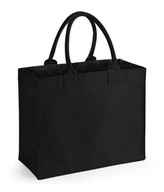 W608 BLK ONE - Westford Mill Resort Canvas Bag - Black