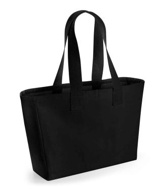 W610 BLK ONE - Westford Mill Everyday Canvas Tote - Black